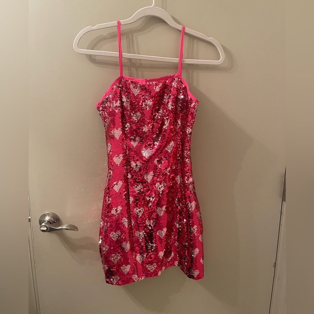 Sequin Heart Dress